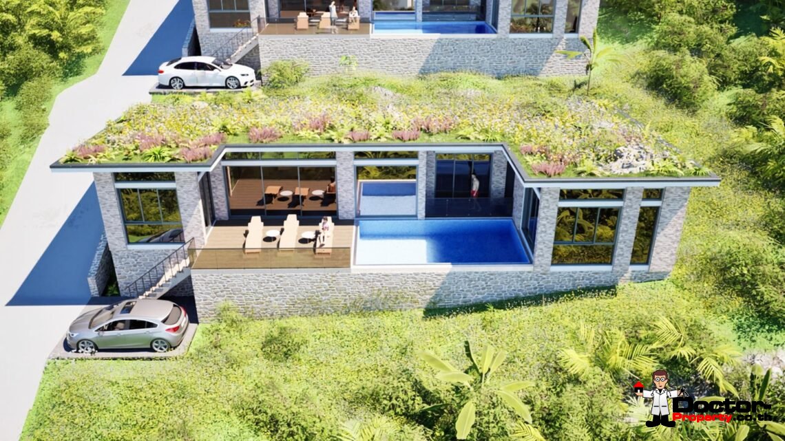 Modern 3-4 Bedroom Pool Villa with Sea View in Lamai, Koh Samui – For Sale